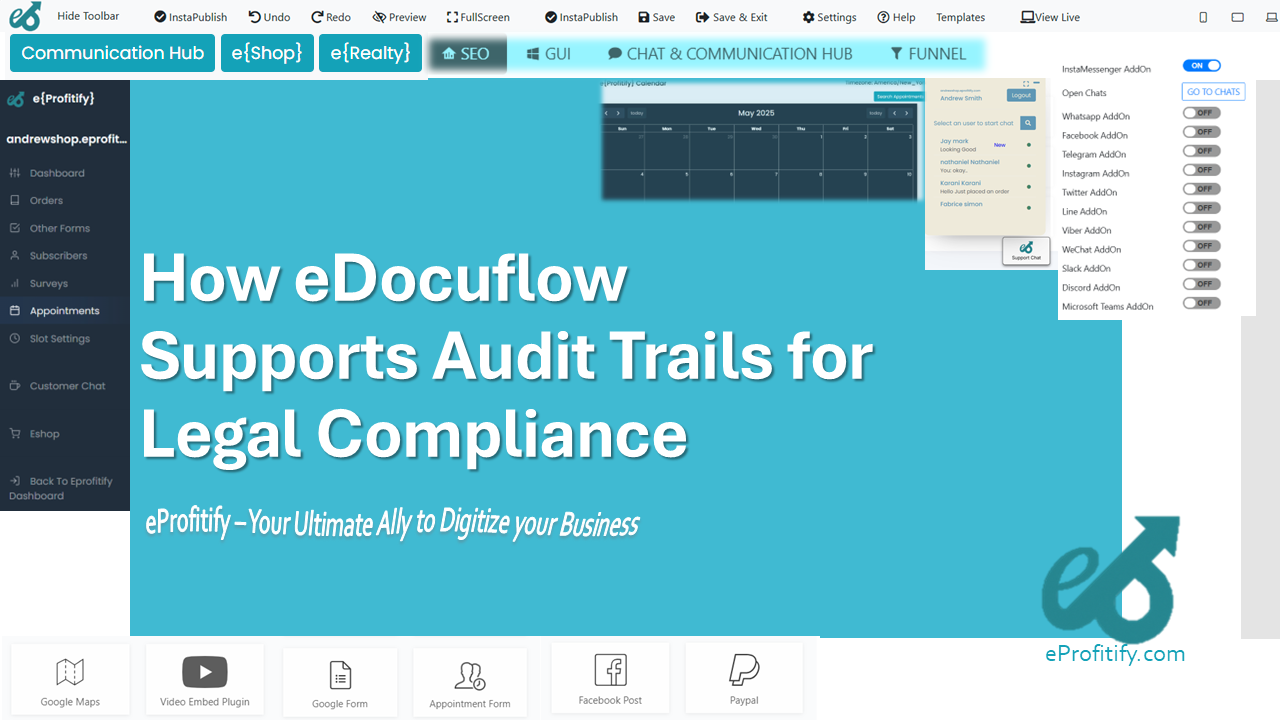 How eDocuflow Supports Audit Trails for Legal Compliance